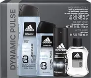 Adidas, Dynamic Pulse, Men's 4 Piece Gift Set, Total Retail Value $18.00