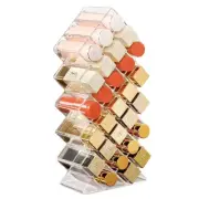 Lipstick Organizer, 28 Slots Acrylic Lipstick Holder, Stackable Lip Gloss Org...