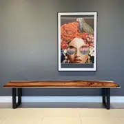 Bench seat or low set console table, hallway table Raintree Wood 1.8 Meter 180cm-model 039