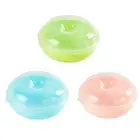 Round Bread Box with Lid Sealing Organization Banana Strawberry Microwave