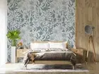 3D Floral Seamless Wallpaper Wall Mural Removable Self-adhesive 4