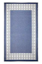 Europa Blue Reversible Outdoor Rug