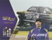 2016 P.J. Jones Royal Purple SEMA Show Stadium Super Trucks SST B/B Hero Card