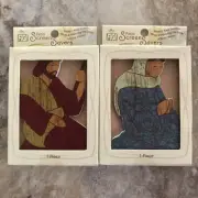 2 PACK! Russ Berry FIGI Patio Screen Savers Protector Magnetic Mary & Jesus