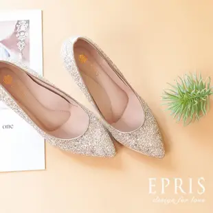 【EPRIS 艾佩絲】現貨 婚鞋推薦品牌 香檳酒杯跟 新娘鞋 紅色婚鞋 金色高跟鞋 中式婚禮婚鞋 21-26(女鞋)