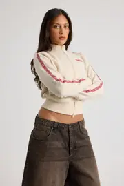 [Factorie] Factorie - Notion Fitted Zip Through - Light stone/scooter XL LIGHT STONE/SCOOTER