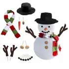 Dress-up Snowman Dressing Making Kit Christmas Snowman Kit Kids Toy