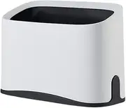 Mr.EV Cat Litter Scoop Holder, Small Trash can - Simple White