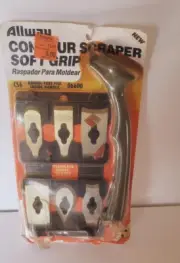 Allway Tools CS6 Soft Grip Contour Scraper Set 6 Blades STAINLESS