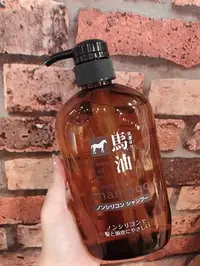 在飛比找Yahoo!奇摩拍賣優惠-日本??熊野 馬油 無矽靈 洗髮精 600ml 日本馬油