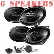 Pioneer Car-Truck Speakers 400 Watt 3-Way 6x9" & 120 Watt 7/8" TS-T110 Tweeters