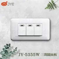 在飛比找momo購物網優惠-【中一電工 JYE】3入組 PANDA 熊貓系列 夜光壁切(