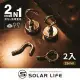 索樂生活 Solarlife 強磁掛勾+吊環套組 2in1 25mm/2入.強力磁鐵 露營車用磁吸 多功能掛鉤 吸鐵磁鐵