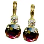 Mariana Earrings Faceted Vitrail Medium & Clear Austrian Crystals My Treasure...