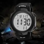 SYNOKE LED Digital Sport Watch Stopwatch Date Military Waterproof Men Wristwatch