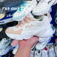 在飛比找蝦皮購物優惠-TheOneShop FILA 粉色 白色 老爹鞋 運動鞋 