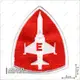 空軍F-5E戰機機種章 (紅色款)