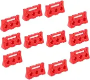 Kisangel Boys and Girls Traffic Fences Toys Set 12pcs Miniature Traffic Barricades Playset Abs Material