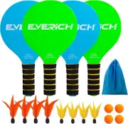 Paddle Ball & Badminton Set - Fun Outdoor Game for All Ages, Great Gift Idea!