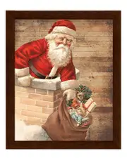 Courtside Market Hurry Down The Chimney Framed Art