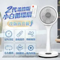 在飛比找PChome24h購物優惠-【NICONICO】9吋 360度 循環陀螺立扇 小白循環扇