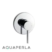 Echo Round Chrome Shower/Bath Wall Mixer