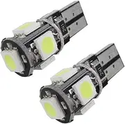 PENIKOKO 5050-5sm T10 Car Lights 10 Pack Round Light Distribution High Heat Dissipation Easy Install