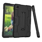 Case for Galaxy Tab A7 Lite 8.7 Case, Heavy Duty Rugged Full 2-Black+Black