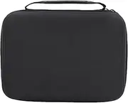 ASHATA Hard Battery Organizer Storage Case Battery Holder Box for AA AAA C D 3V 9V Batteries with Double Zippers & Handle Compact Portable Splashproof EVA Material
