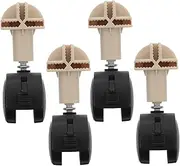 INOOMP 4 Pcs Cat Cage Replacement Casters Easy Assembly Rolling Wheels for Dog Crates Cat Carriers Versatile Furniture Casters for Effortless Mobility Setup