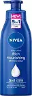 NIVEA 400ml Rich Nourishing Moisturising Body Lotion Dry Skin Moisturiser AU