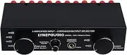 Labymos LYNEPaUalO Amplifier Speaker Selector er 4 Input 2 Output or 2 in 4 Out Power Amplifier Speaker Selector er 300W Per Channel Speaker Dispenser Comparator Sound Quality No