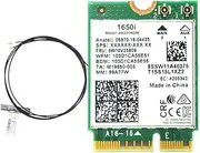 1650i AX201NGW WiFi Card+2xAntenna 3000Mbps WIFI6 2.4G/5G Dual-Band Cnvio2 Bluetooth 5.1 WiFi Adapter for Win10/Win11
