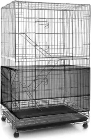 Large Bird Cage Net, Bird Cage Seed Catcher, Adjustable Soft Airy Mesh Net, Bird