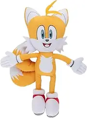 Franco Kids Bedding Super Soft Plush Cuddle Pillow Buddy, 1 Count (Pack of 1), Sonic The Hedgehog Tails