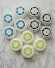12pc LOT Facial Skin Care Brush Head Assorted Replacements For Clarisonic - New