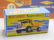 Matchbox Superfast No28 Mack Dump Truck repro box NO CAR