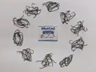 (100) MUSTAD (SIZE 6) FISHING HOOKS (BRONZE) -QUALITY NO. 3399A