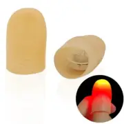 2Pcs Magic LED Light Up Finger Thumb Tips Kuso Prank Magic Party Trick Props