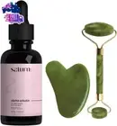 Face Combo for Alpha Arbutin Serum 30Ml | Jade Roller & Gua Sha Tool