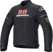 Alpinestars FQ20 T-Sps Air Monster, textile jacket , color: Black/White/Light Red , size: M