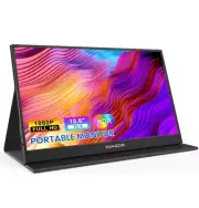 Portable Monitor 15.6inch FHD 1080P USB C HDMI Gaming Ultra-Slim IPS Display w/S