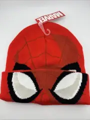 Marvel Spider-Man Roll-Down Beanie Hat NEW