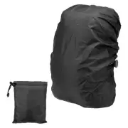 50-70L Backpack Rain Cover with Drawstring Bag, XL, Black
