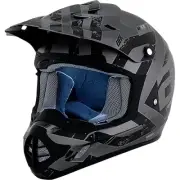 Afx FX-17 Attack Helmet (Large, Frost Gray/Black)