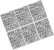 Veemoon 6Sheets Self Adhesive Letter Stickers Durable Vinyl Alphabet Decals for Wall Decor Playroom Classroom and Crafts Easy to Peel and Stick for Home Decoration