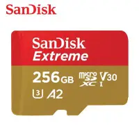 在飛比找Yahoo!奇摩拍賣優惠-SanDisk 256G Extreme A2 V30 U3