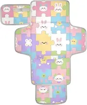 Reusable Baby Changing Pads with Tissue Pocket Portable Baby Changing pad for Girl & Boy