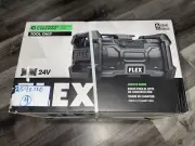 Flex Power 24v Jobsite Radio Bluetooth Speaker Ac Adapter/ Battery Compatible