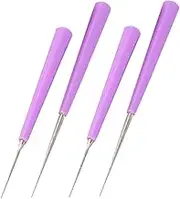 Beatifufu 4pcs Bead Reamer Tool Multi Functional DIY Hand Drill for Jewelry Making for Expanding Beads Gemstones and Pearls for Beginners Crafting Projects